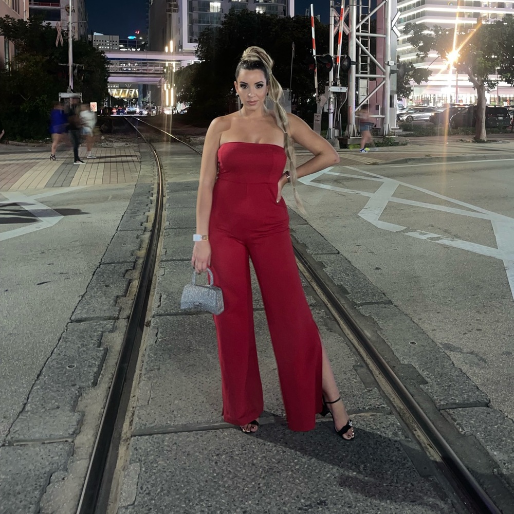 Fashion Nova red romper